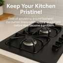 3 x Stainless Steel Stove Gap Covers With Clips  Adjustable Stove Gap Filler & Guard For Gas Stoves, Oven & Countertop Covers, Heat-resistant, Easy Installation, High-quality And Attractive