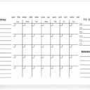 Clear Acrylic Calendar Dry Erase for Wall, Family Planner, Monthly Calendar Dry Erase Whiteboard for Home, Office, 17" x 13"Reusable White BoardClear-3343