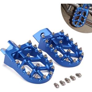 JFG RACING Dirt Bike Foot Pegs,CNC Motorcycle Foot Pegs Rests Pedals For YZ80 YZ125 YZ250 YZ490 YZ500 WR200 WR250 WR500 TTR90 TTR110 TTR125 TTR250 XT250