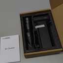 Compressed Air Duster, 180000RPM Electric Air Duster, Rechargeable Cordless Air Blower with 3-Gear Turbo Fan, Canned Air Alternative for Keyboard, PC, Computer, Car, Home & Outdoor Use (Pure Black)