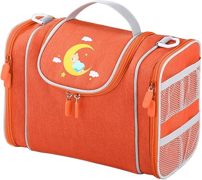 Carrying Case Compatible with Yoto Player (3rd Generation), Portable Storage Carrier Bag for Travel and Home Storage (Orange)