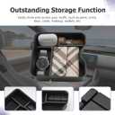 LUWU R Ange R Over Center Console Organizer Compatible with 2023 2024 2025 Land Rover R Ange R Over Vogue/Sport Accessories Armrest Console Organizer Armrest Organizer Insert Tray (w/Refrigerator)