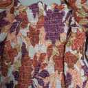 Floral Print Peplum Top, Size S