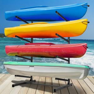 Kayak Storage Rack, Heavy Duty Kayak Racks for Garage and Outdoor Storage, Storage Rack for Kayak, Canoe, Surfboard & Paddleboard