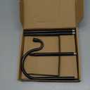 EXCMARK 2 Pack Shepherd Hook Adjustable Height 31/24/16 1/2 inch Thick Use at Weddings, Hanging Solar Lights, Lanterns, Bird Feeders, Metal Hanger Hook (Black, 31 inch). U.S. Patent.
