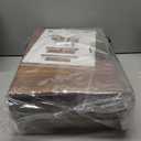 34 Inch Cat Scratcher Bed, Upgraded Cardboard Scratching Pad, Extra Large Cat Scratchers for Indoor Cats, Convertible Vertical Cat Scratching Board Furniture Protector (Red Brown)