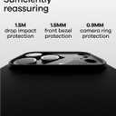 Aulumu A17 Vegan Leather CoolHyper iPhone 17 Pro Case | Camera Control | with Cooling Fins | Luxury Comfort | Compatible with MagSafe | Complete Wrap-Around - Black