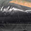 RYB Home Velvet Curtains 96 inches - Blackout Heavy Duty Curtains Soft Luxury Back Tap Window Covering Privacy Protection for Kids Room Bathroom Parlor, Black, W52 x L96 inches, 2 Panels