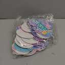 24 Pcs Mermaid Birthday Decorations Little Mermaid Table Centerpiece Under the Sea Centerpiece Ocean Theme Table Ornaments for Girl Baby Shower Ocean Theme Birthday Party Supplies DIY Decor