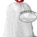 Amazon Basics Ultra-Force Tall Kitchen Drawstring Trash Bags, Classic Clean Scented, 13 Gallon, 80 Count, Pack of 1