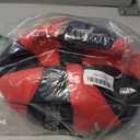 KUYOTQ Official Size 7 Basketball 29.5" Black Red Thickened Rubber in&Outdoor Mens Basketball for Game Play(Deflated)