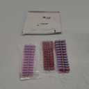 Maitys 720 Pieces 30 Sets Medium Square Fake Nails Solid Color Press on Nails Glossy Artificial Coffin Fingernail for Women Girls Ballet Dancer Accessories(Sweet Colors)