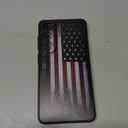 Compatible with Samsung Galaxy S25 Fe Case American Flag Pattern Military-Grade Drop Protection Non-Slip Sides Anti-Scratch Back Shockproof Lightweight Slim Case for Samsung Galaxy S25 Fe