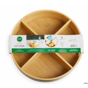 Core Kitchen Bamboo Lazy Susan 11.81"