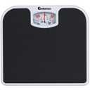 Adamson A21 Analog Scales for Body Weight - Up to 300 LB - New 2024 - Anti-Skid Rubber Surface + Large Numbers - Analog Bathroom Scale - Affordable - Durable - Black