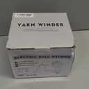 Electric Yarn Winder, Compact Yarn Cake Winder, Automatic Yarn Ball Winder with Strong Tension Stepless Speed for Crocheting, Efficient Large Capacity Yarn Cake Maker for Yarn Lovers (Purple)