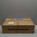 Pull out Cabinet Organizer, 2-pack, Expandable(12"-20") Heavy Duty Slide out Drawers Fixed with Adhesive Nano Film for Pots, Roll out Shelf Storage for Kitchen Base Cabinet Organization (3 Rails) (White)