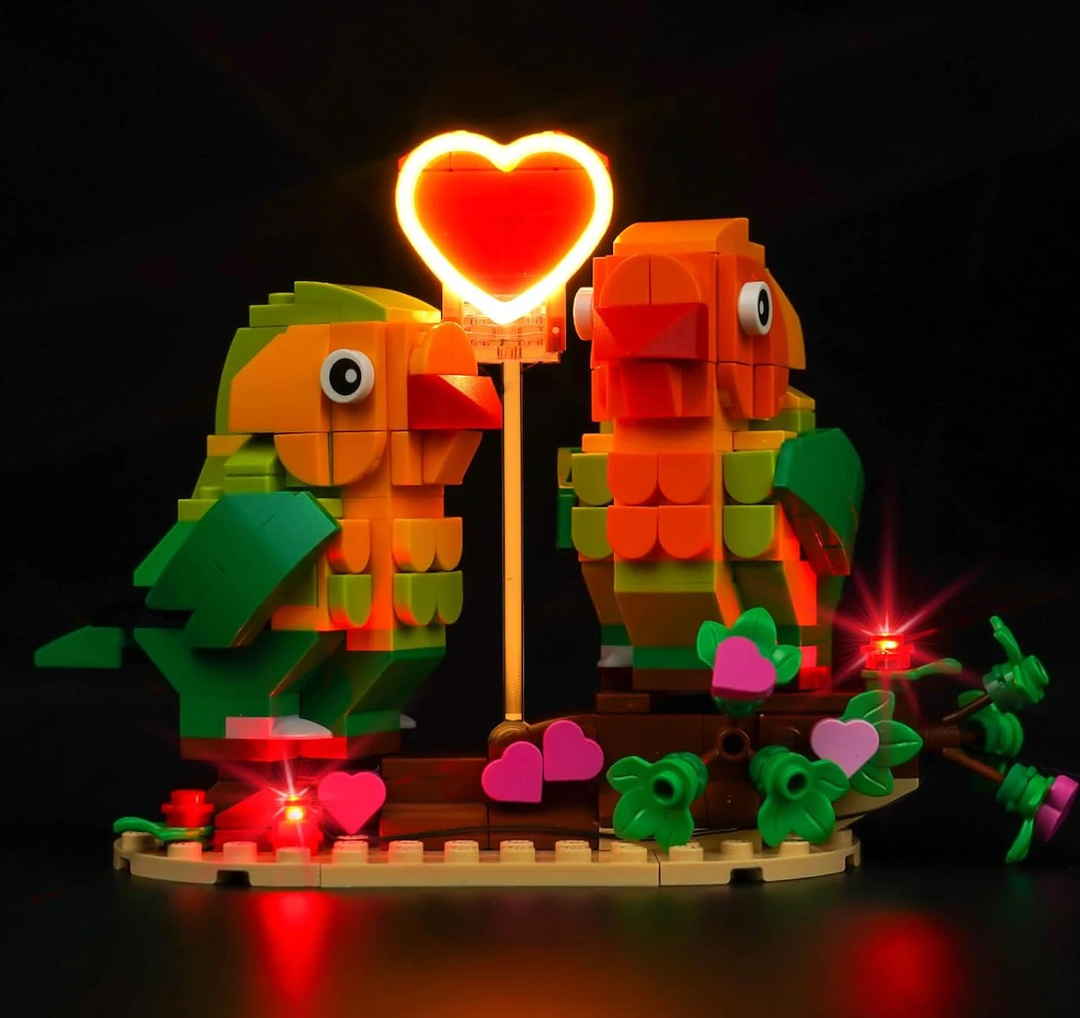 Hilighting Upgraded LED Lighting Kit for LEGO 40522 (Lovebirds) – Model P61301