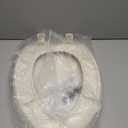 Bemis 7300SLEC Slow Close Toilet Seat, Easy Clean Hinges and Durable Plastic Seat, Made in USA, Elongated, Bone