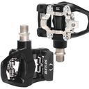 BUCKLOS Dual Side Pedals Compatible Look Delta with Peloton Bike Pedals Replacement & Shimano SPD Spin Bicycle Clip in Aluminium Pedal for Road Bike/Indoor Outdoor Cycling（9/16''）