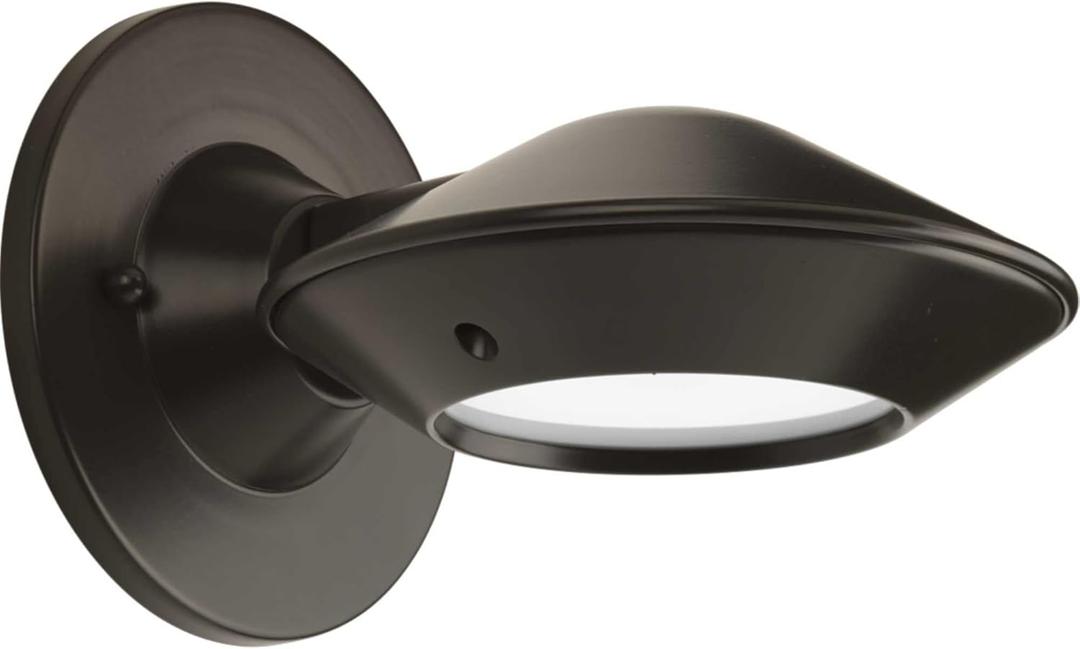 Progress Lighting P560090-020-30K Strata LED Outdoor, Bronze 5.50x8.06x6.56