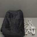 RALYSUN Electric Heated Blanket 72"x84" Full Size - Dual-Sided with Microplush & Sherpa Fabric, 4 Heat Settings & 10 Hours Auto Off, Machine Washable - Iron Gray