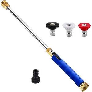 Jet Nozzle High Pressure Hose Nozzle for Garden(Blue)