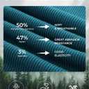 BAMBOO COOL Women's Seamless Tight T-Shirts Slim Fit Basic Ribbed Tees Short Sleeve Crew Neck Top (XL)