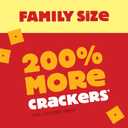 Cheez-It Cheese Crackers, Baked Snack Crackers, Lunch Snacks, Family Size, Extra Toasty, 21oz Box (1 Box)