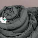 CozyLux Full Size Comforter Sets with Sheets 7 Pieces, Forest Green Seersucker Bed in a Bag Textured Luxury Soft Bedding Set with Down Alternative Comforter, Sheets, Pillowcases & Shams for All Season