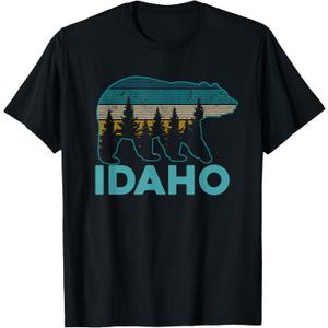 Idaho USA Grizzly Bear Souvenir T-Shirt M