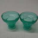 HOST FREEZE Margarita Cocktail Glasses, Frozen Cup Double Wall Plastic Margarita Glasses Drinking Set Modern Drinking Glasses Aqua Blue, Set of 2