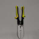 5-Blade Hand Crimper Sheet Metal Tools, Hvac Tool for 24-28 Gauge Duct Work Downspout and Stove Pipe, 10-1/2" Sheet Metal Crimper Gutter End Cap Duct Crimping Tool