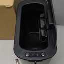 TIPGO Automatic Motion Sensor Bathroom Trash Can with Lid, 2.6 Gallon Touchless Trash Bin, Smart Garbage Can Plastic Slim Wastebasket for Bedroom, Office, Dorm (Black)