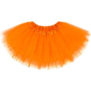 Sarfel Tutu for Women Adults 5 Layerd Tutu Skirts for Women Fluffy Skirt (Orange)