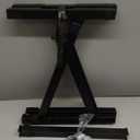 Pyle Port Universal Electronic Black Heavy-Duty Z Style Keyboard Organ Holder Rack Portable Piano Stand W/Adjustable Height and Width, Locking Wheels PKST48