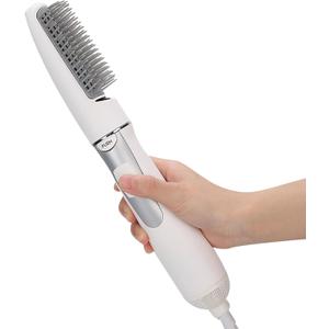 Dual Voltage Hair Dryer Brush, Travel Hot Air Brush Mini, Blow Dryer Ionic Straightener Curler Styler Blowout Hair Tools