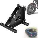 Heavy Duty Motorcycle & Bike Wheel Chock Stand, Adjustable Range for 1" to 4.0" Width Tires, Dual-Use Parking Rack for Garage Storage Pickup Truck Fit for Most Tire Size 16"-29" Wheels