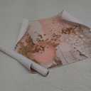 3Pcs Pink and Gold Canvas Wall Art Abstract Posters Print Geometric Pictures Decor for Living Room Bedroom Bathroom Home Decoration UnFramed (12x16)