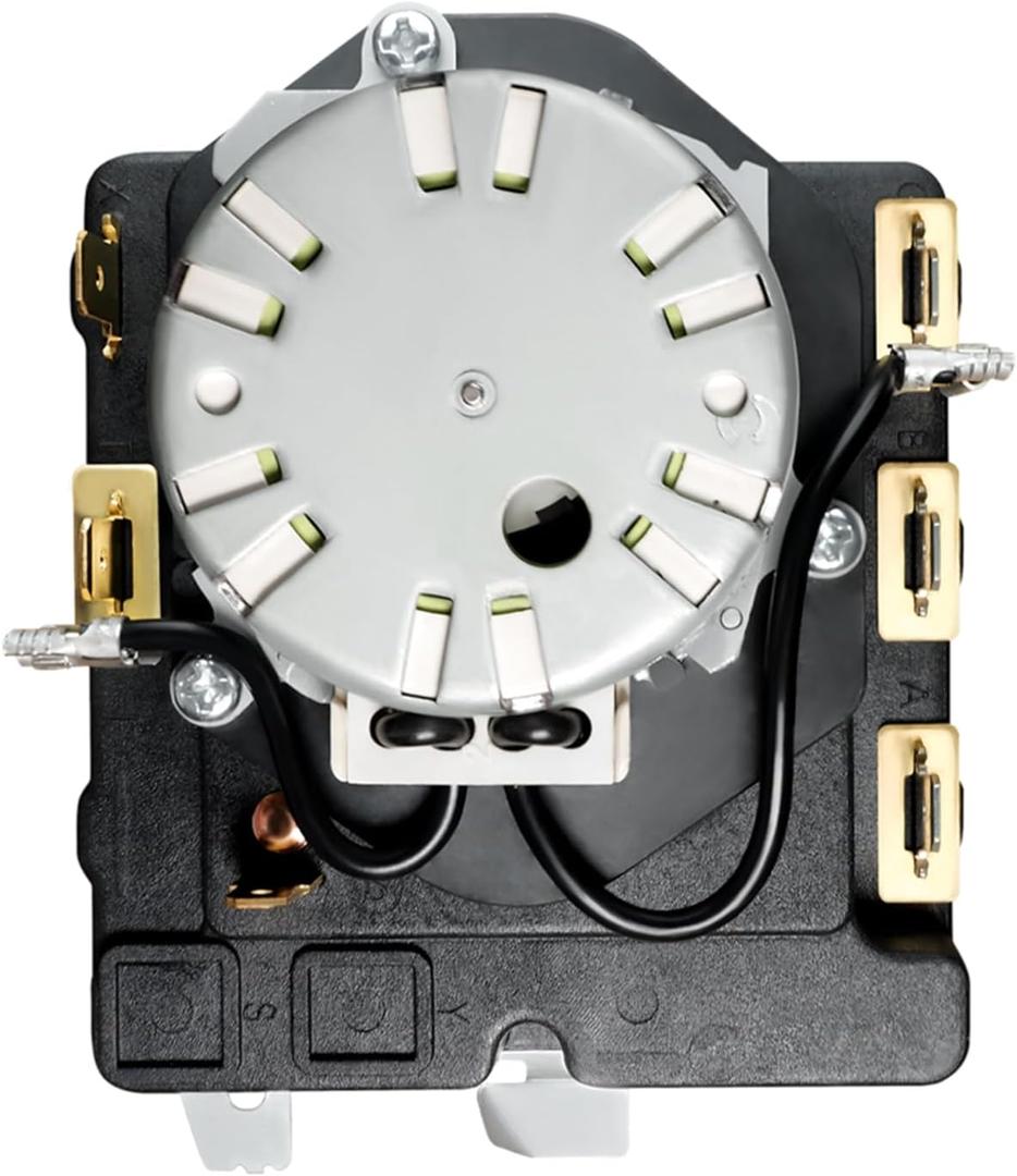WE4M533 Dryer Timer Compatible with GE Hotpoint Dryer, Replacement Part 234D1296P005 TMD1EM03 WE04M0533 WE4M364 WE4M533-24PK 3029574 AP5780508 EAP8690648 PS8690648