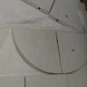 Shintenchi Bathroom Wall Cabinet with Mirror, Mounted Medicine Cabinets with 4 Internal and 6 Open Shelves, Mirrored Door Over The Toilet Storage, Solid White