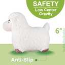 Bouncy Pals Sheep Hopping Horse, Toddler Boy Girls Inflatable Bouncing Farm Animal Hopper, Kids Outdoor Jumping Lamb Toy, Indoor Plush Ride on Bouncer, Birthday Gifts for 18 24 Months 2 3 4 5 Year Old