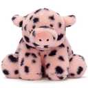 IKASA Spotted Pig Stuffed Animals Plush Toys,10" Cute Plushie Soft Cuddly Plushy Fluffy Toy, Gifts for Family Kids Girls Boys