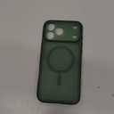 TOCOL for iPhone 17 Pro Max Case, Compatible with Magsafe, Full Camera Protection, Builtin Magnetic Ring, Translucent Matte Phone Case for 17 ProMax 6.9 inch (Alpine Green)