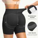 FeelinGirl Shapewear for Women Tummy Control Body Shaper Butt Lifter Shapewear Shorts (Black, S)