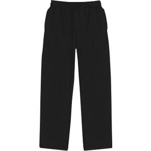 Hanes Boys' Ecosmart Open Leg Sweatpants, Midweight Fleece Pants with Pockets (XX-Large, Black)