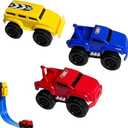 Magnetic Wall Climbing Toy Car, Magnetic Anti Gravity Wall Climbing Car, Magnetic Levitation Inertia Climbing Wall Toy Car, That Drive On Walls and Ceiling (3Pcs)