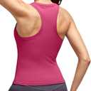 Alaroo Workout Tops for Women Sleeveless Racerback Tank Tops (Pink, XL)
