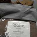 Bare Home Comforter Set - King/California King Size - Ultra-Soft - Goose Down Alternative - Premium 1800 Series - All Season Warmth (King/Cal King, Cocoa)