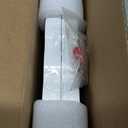 5x7 Wavy Picture Frame With Mat For 4x6, Wavy Edge Wooden Picture Frame with Real Glass - Wall Mount and Tabletop Display, White, 2 Pack